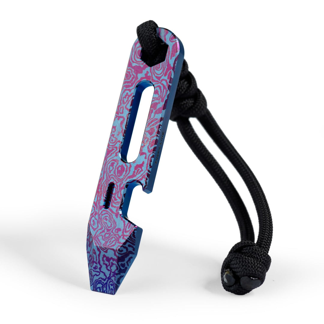KEEPO LINK Titan Pry Bar mit Flaschenöffner, Schraubenschlüssel &amp; Lineal | 4-in-1 EDC Multitool, Sch
