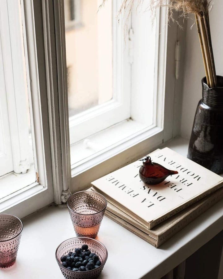 Iittala Kastehelmi Schale, Glas, 23 cl, Pflaume Lila Violett Purple Oiva Toikka