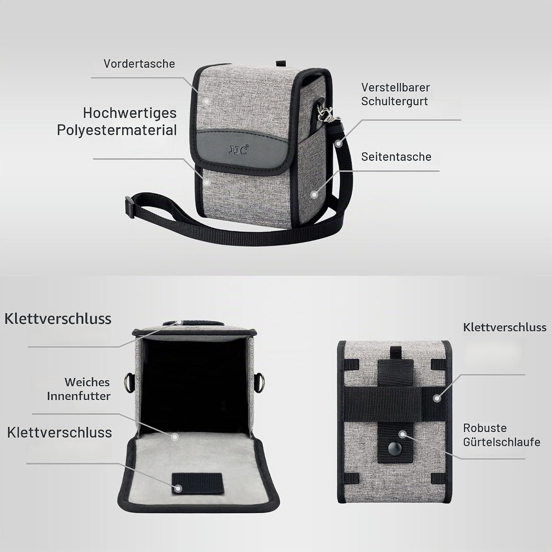 JJC Kompakt Kameratasche Tragbare Camera Beutel für Fuji X100VI X100V X100T für Sony a6700 a6600 a64
