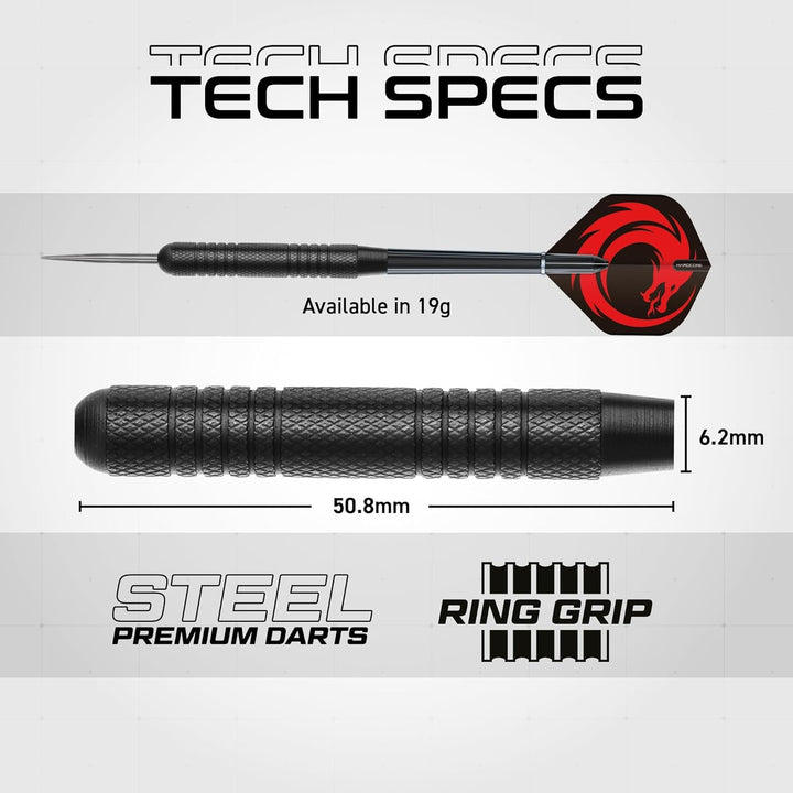 Red Dragon Razor Edge Professionelle Dartscheiben-Sets – Turnier-Standard-Qualität und langlebige Dr