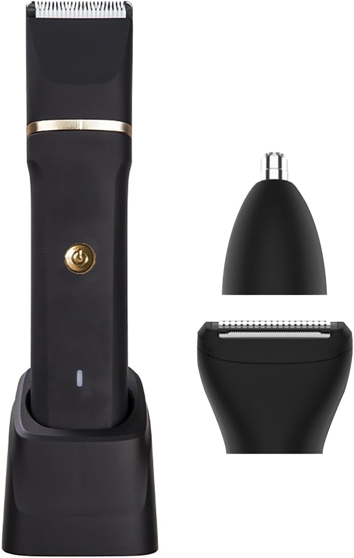 Alide Manscape Body Trimmer für Männer 3-in-1, IPX7 wasserdicht, wiederaufladbarer Körperrasierer mi