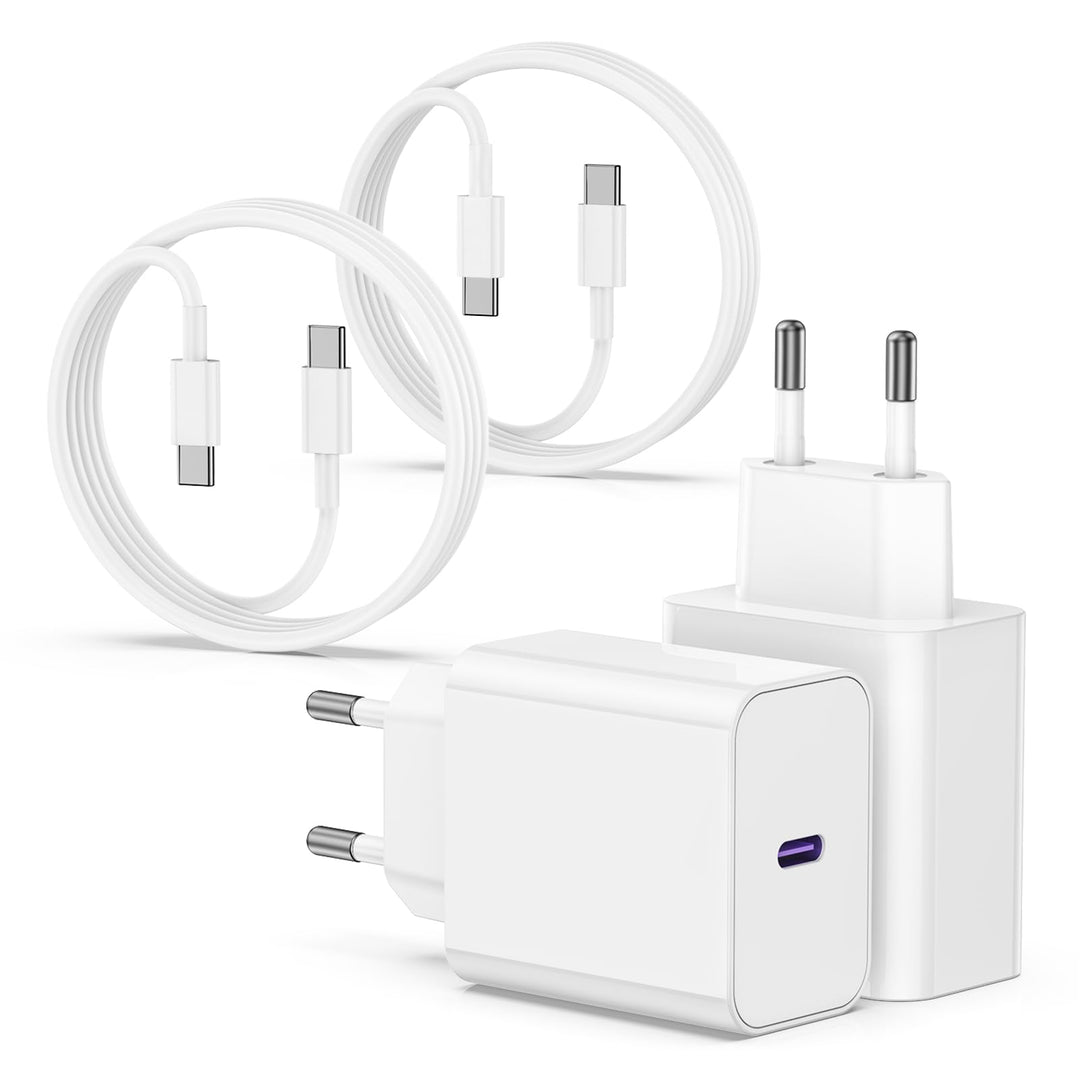 USB C Ladegerät 20W mit Ladekabel für iPhone 17 16 15/17 16 15 Pro/17 16 15 Pro Max/17Air/16 15 Plus