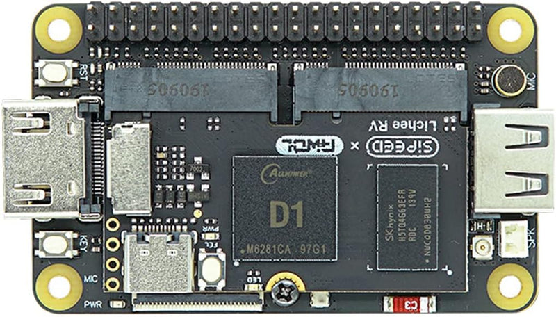 Sipeed RV Dock Allwinner D1 Soc Development Board RISC-V Linux Starter Kit mit 16 Bit 512 MB DDR3 RA