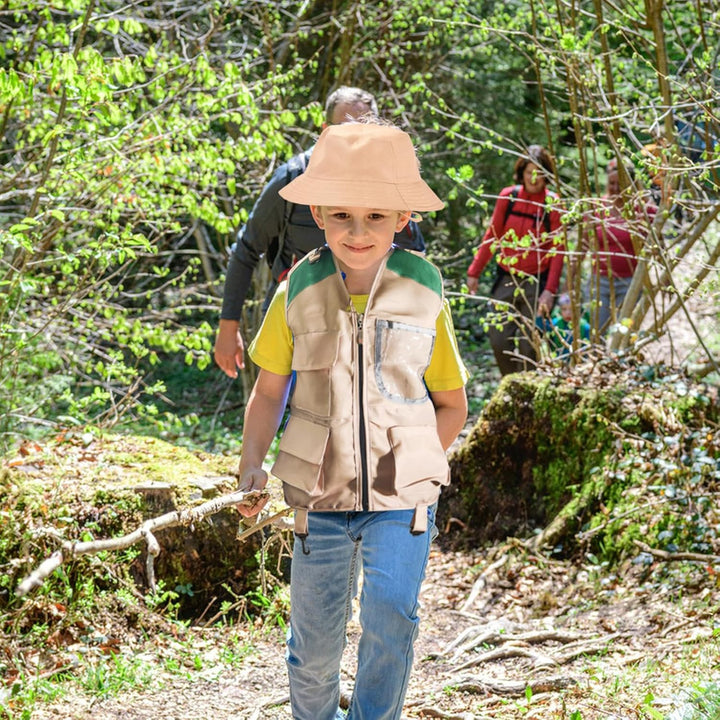 Forscherset für Kinder Exploration Spielzeug mit Weste und Hut Forscher Kostüm Kinder Naturerkundung