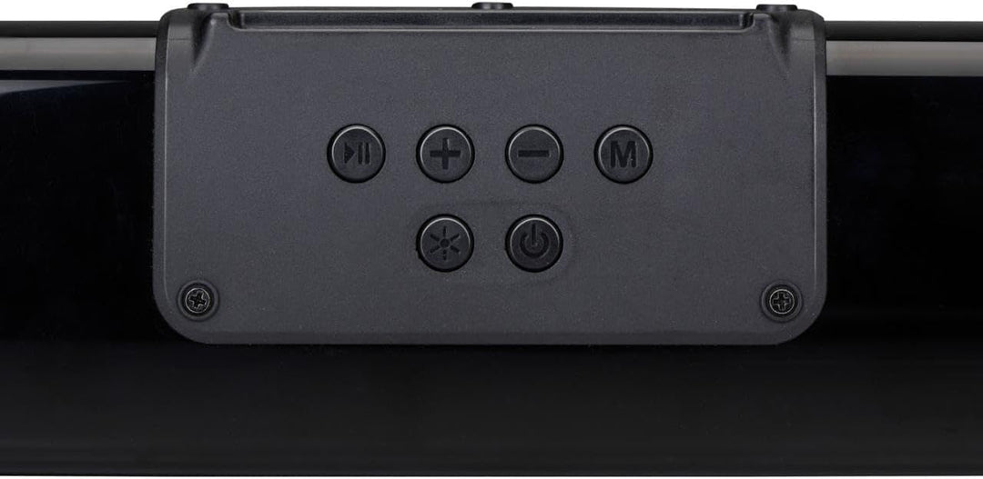 Grundig Bluetooth Lautsprecher Soundbar mit Flammen - Musikbox Bluetooth, USB, AUX und SD - Inkl. 8