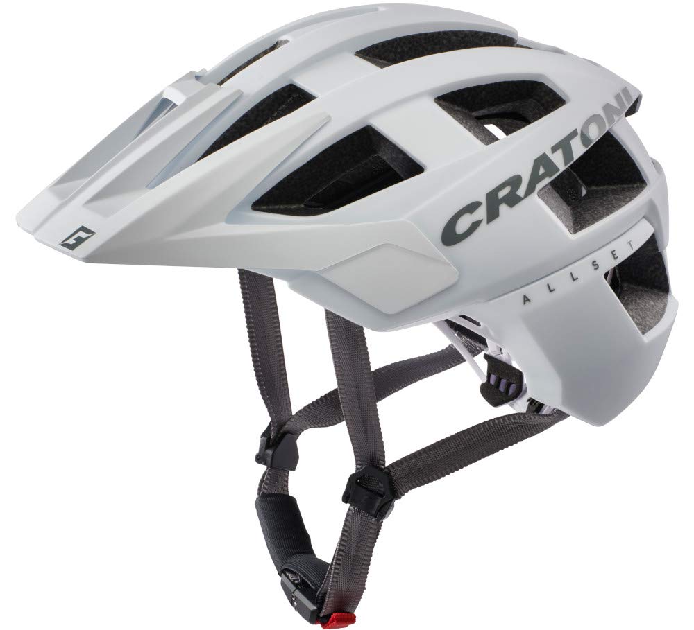 Cratoni AllSet MTB Helm schwarz/grün 2022 Fahrradhelm Weiss S/M, Weiss S/M