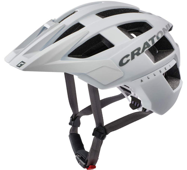 Cratoni AllSet MTB Helm schwarz/grün 2022 Fahrradhelm Weiss S/M, Weiss S/M