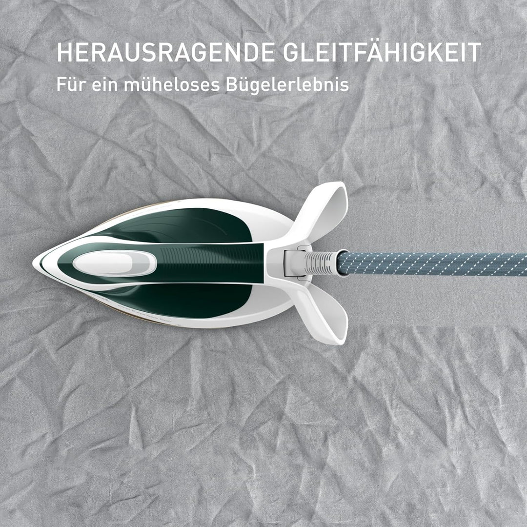 Tefal Pro Express Eco Dampfbügelstation, 2200 Watt, 7,5 bar Druck, 560 g/Min. Dampfstoss, 140 g/Min.