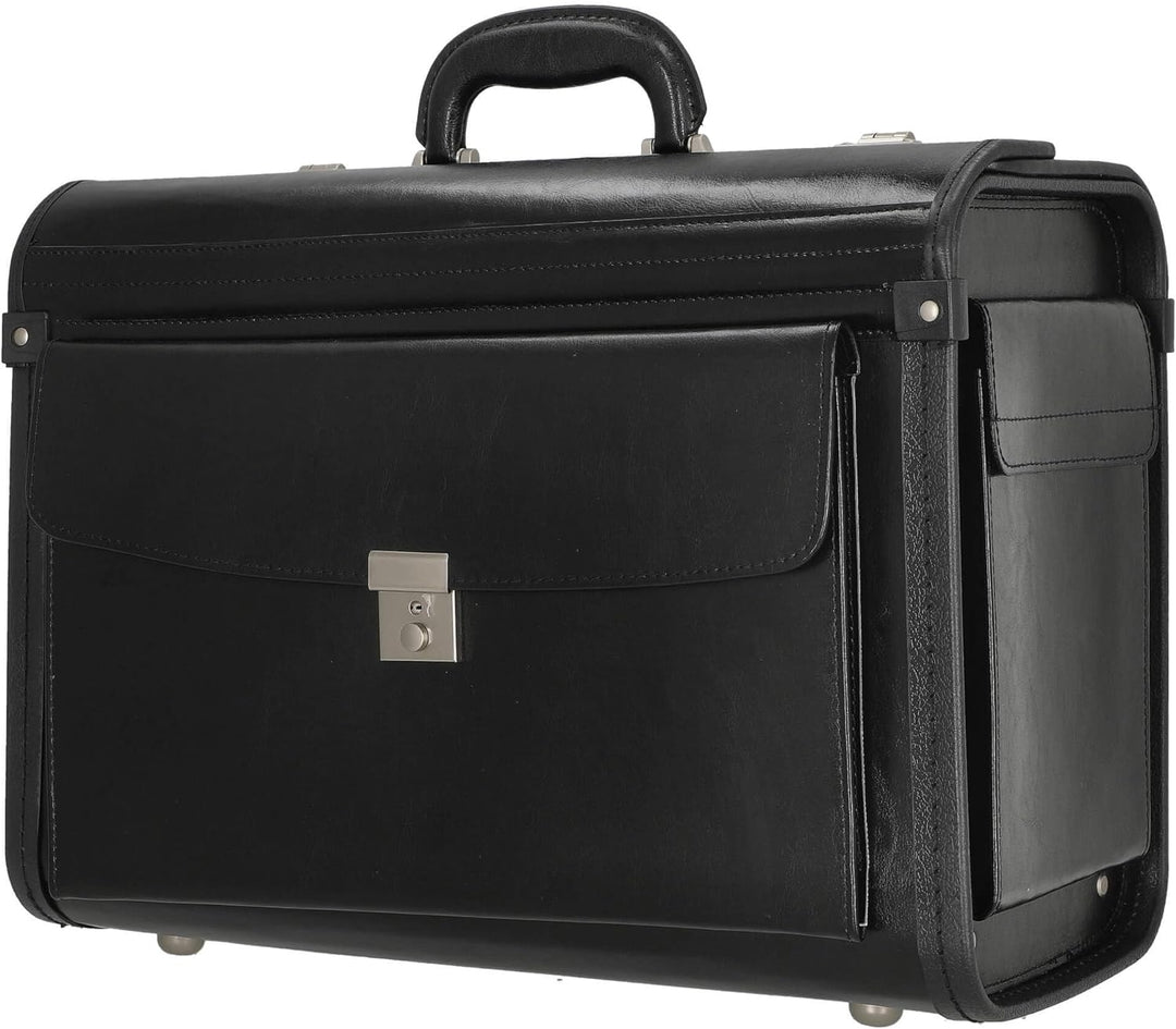D&N Business Line Pilotenkoffer, 46 cm, 29L, schwarz
