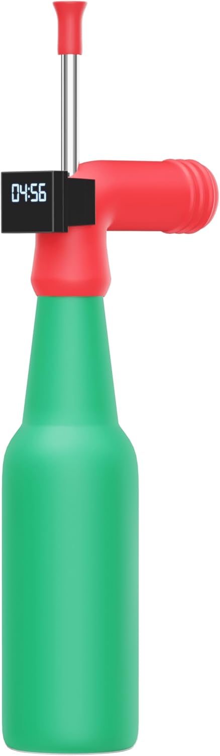 Bier Schnorchel – Bier Bong mit Timer | Lustiges Party Gadget & Trinkspiel für Erwachsene | Festival