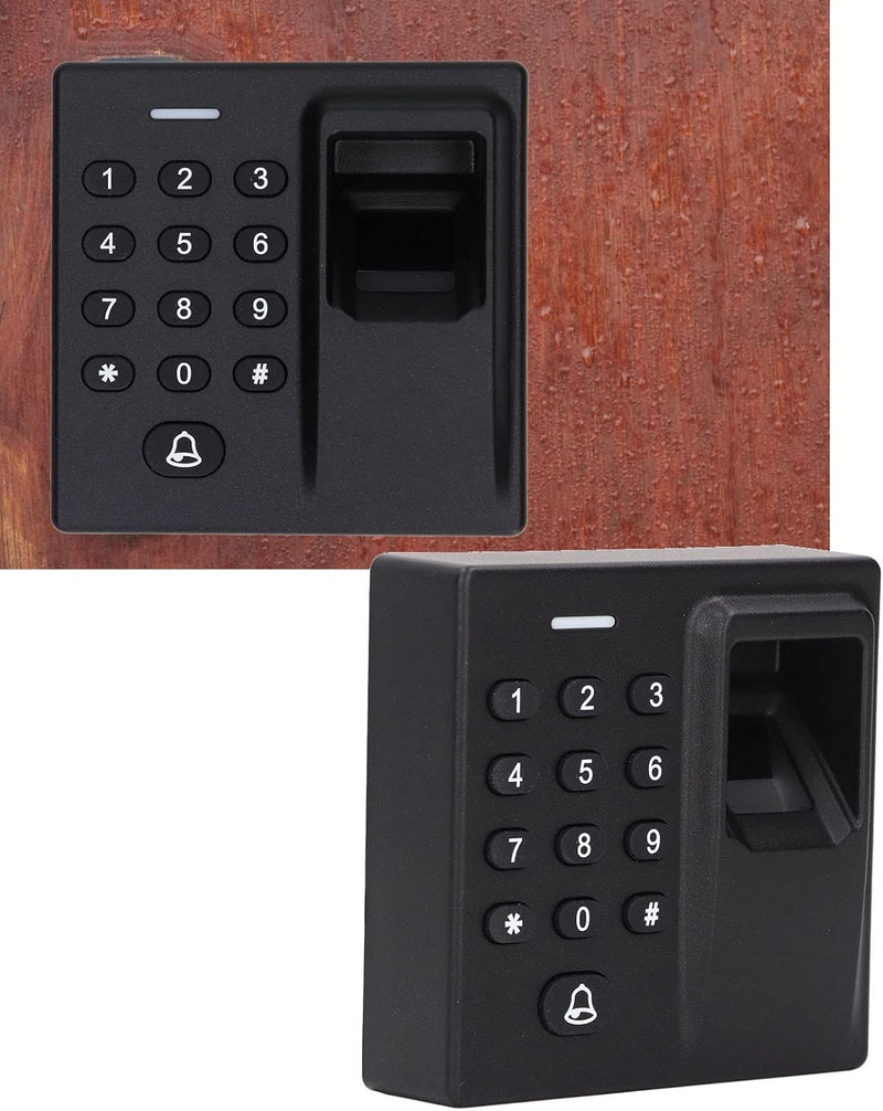 Zugangskontrolle Türschloss, Elektronisches Smart Keyless Fingerabdruck-Türschloss mit Tastatur Zuga