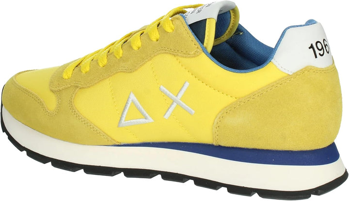 SUN68 Herren Tom Solid Nylon Sneaker 42 EU Gelb, 42 EU Gelb