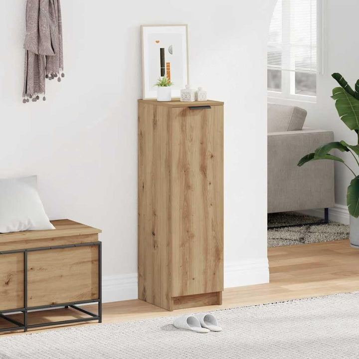 Refined Schuhschrank Artisan-Eiche 29,5x35x100,5 cm Holzwerkstoff Eiche Handwerklich, Eiche Handwerk