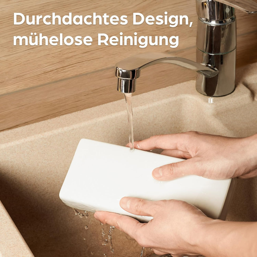 Luftbefeuchter Heizkörper aus Keramik - 4er Set mit Flexiblem Aufhängehaken - Optimale Luftfeuchtigk