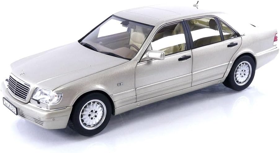 Norev - Mercedes-Benz S600 1997 Silver 1:18 Miniature, 183723, Silber, 1/18