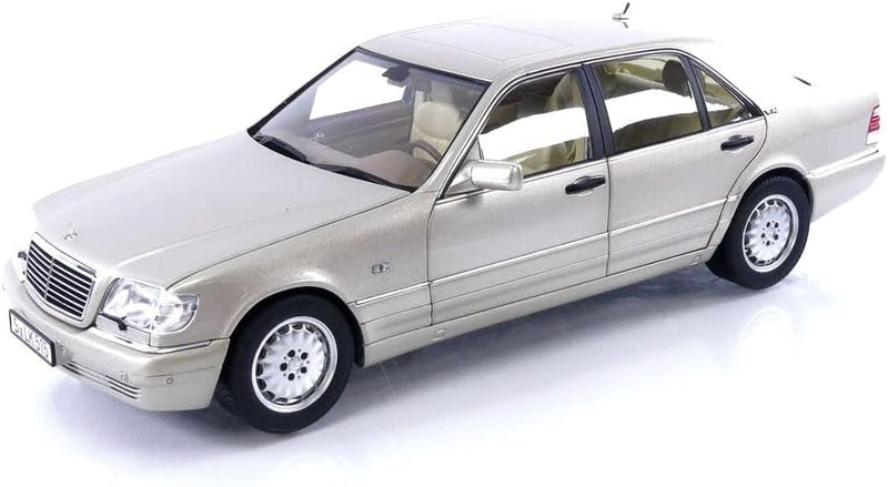 Norev - Mercedes-Benz S600 1997 Silver 1:18 Miniature, 183723, Silber, 1/18