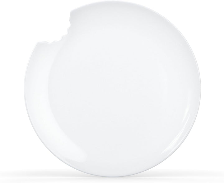 Fiftyeight Kuchenteller mit Biss - 4er Set - 20 cm, weiss