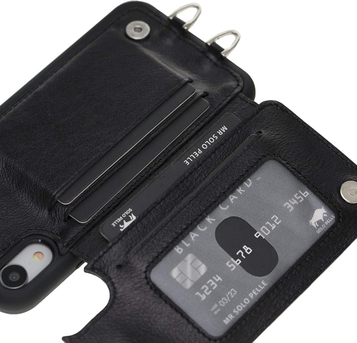Solo Pelle Lederhülle für das iPhone XS Max Case Leder Hülle Ledertasche Backcover aus echtem Leder