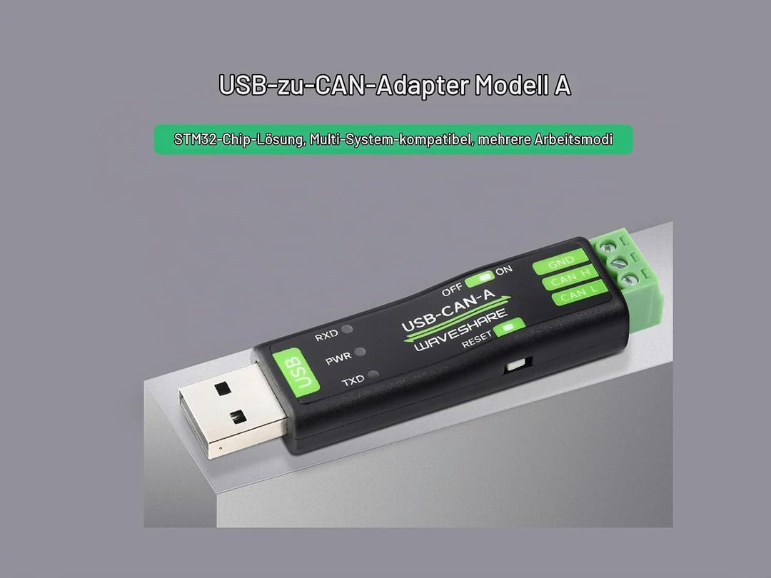 USB zu CAN Adapter Analysator CAN Bus Konverter Basierend auf STM32 Chip, Unterstützt Windows 11/10/