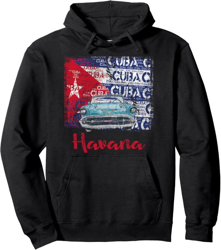 Kuba Havanna Kuba Flagge Pullover Hoodie