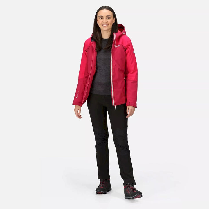Regatta Damen Highton Striii Jackets Waterproof Insulated S Berry/PkPotn, S Berry/PkPotn