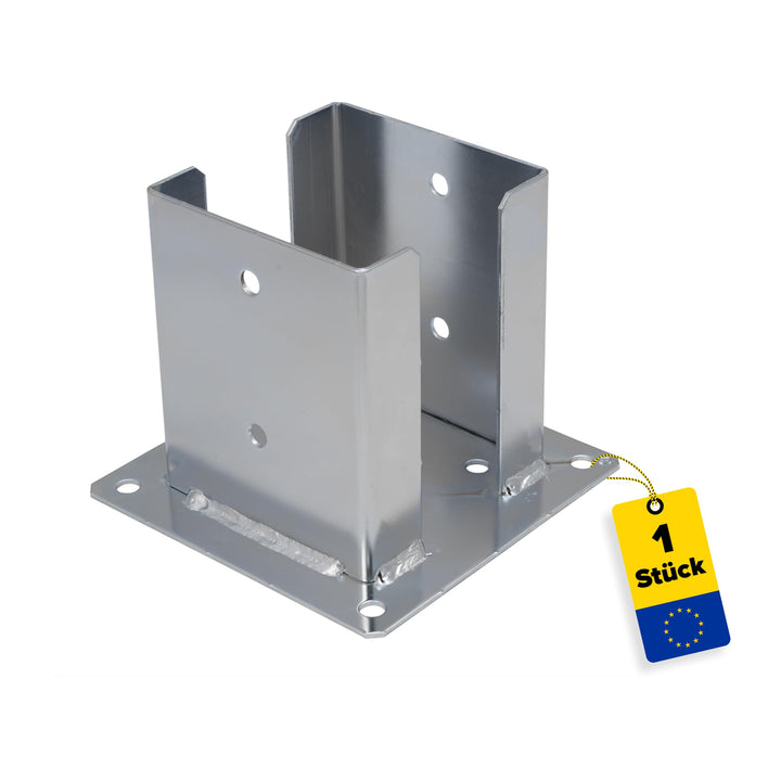 Pfostenträger Aufschrauben - Aufschraubhülse 200x200 - Bodenhülsen für Holzpfosten - Bodenhülse mit
