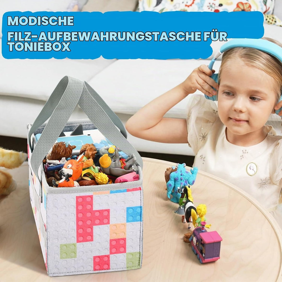 Tasche für Toniebox Starter Set Aufbewahrungstasche für Toniebox Figur, Home Outdoor Handtasche für