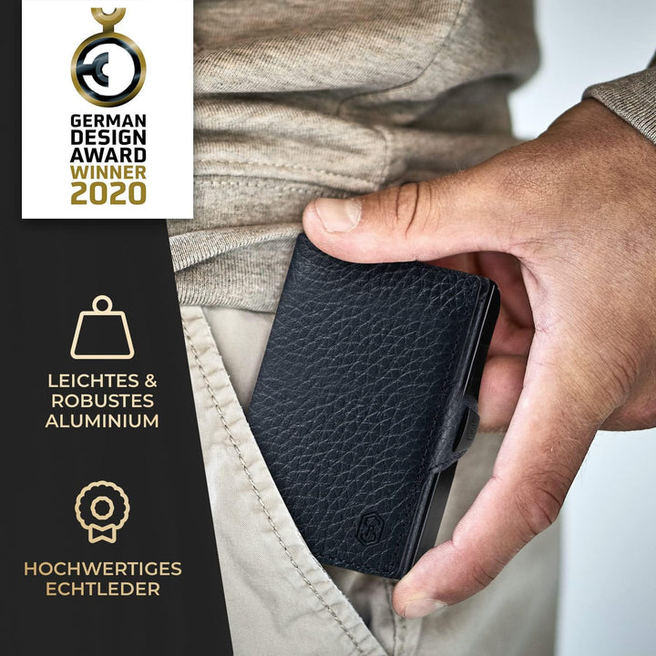 ZNAP® Slim Wallet Kreditkartenetui | Geldbörse Herren | Kartenhalter Geldbeutel Herren | Kartenetui