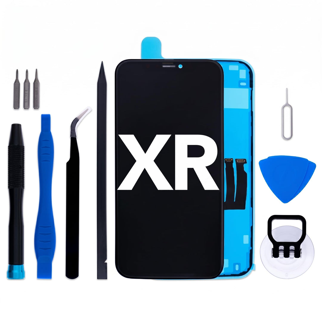 Display für iPhone XR Bildschirm Ersatz 3D Touch Screen LCD Display Digitizer Full Assembly + Repara