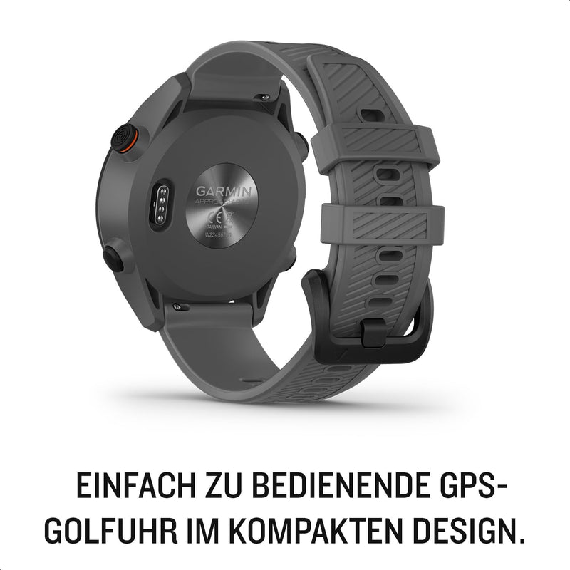 Garmin Approach S12 2022 Edition - GPS-Golfuhr mit Schlagweitenmessung & Distanzangaben zum Grün/ Hi