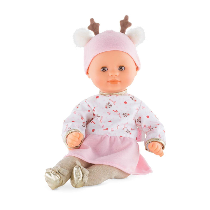 Corolle FPJ94 Bébé Calin Babypuppe, rosa, weiss, 30 cm