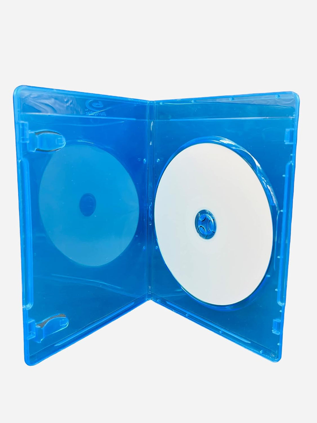 10 x Slim 6 mm Single Blu-ray Disc-Hüllen mit Booklet-Clips und Aussenhülle – für 1 CD, DVD oder Blu