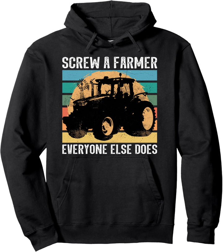 Schrauben Sie einen Bauer - Lustiger Landwirtschaft Landwirtschaft Traktor Pullover Hoodie