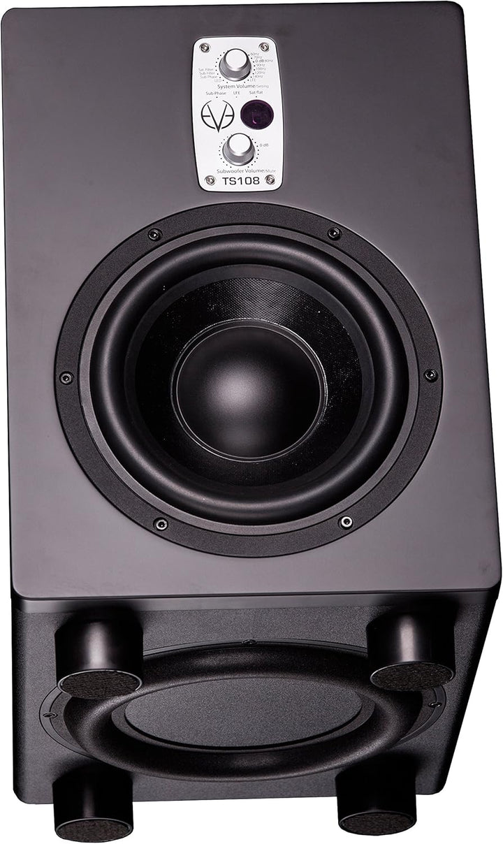Eve Audio TS108 Active subwoofer 150W Schwarz - Subwoofer (150 W, Aktiver Subwoofer, 33-300 Hz, 105