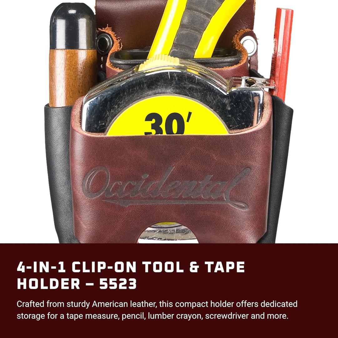 Occidental Leather 5523 Clip On 4 in 1 Werkzeug-/Klebebandhalter