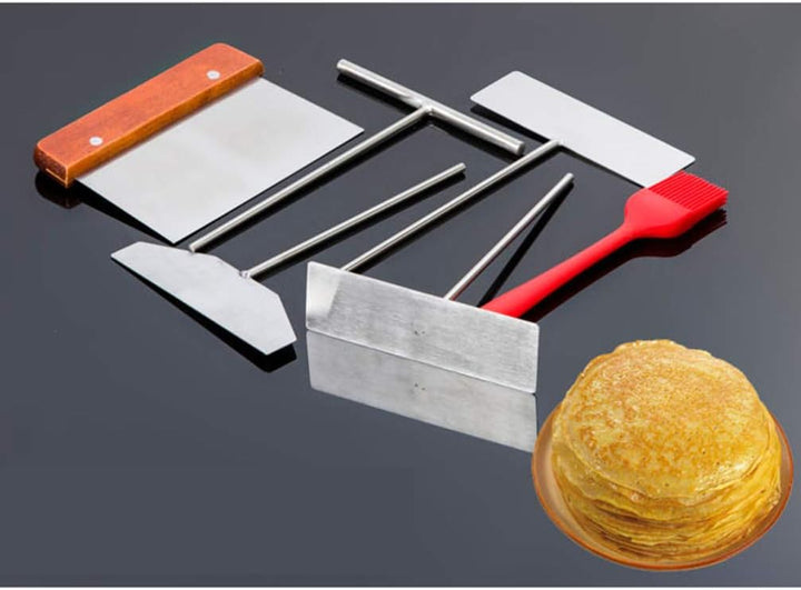 BESTonZON 1 St¨¹cke Crepes-Teigverteiler ¨ºpe Spreader Edelstahl ¨ºpe Pancake Maker Profi Teig Sprea
