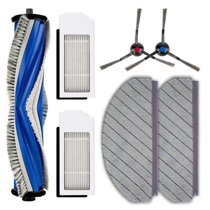 (7 Stück) N20 Plus Ersatzteile kompatibel mit ECOVACS DEEBOT N20 plus/ N20 Pro Plus Saugroboter, 1 B