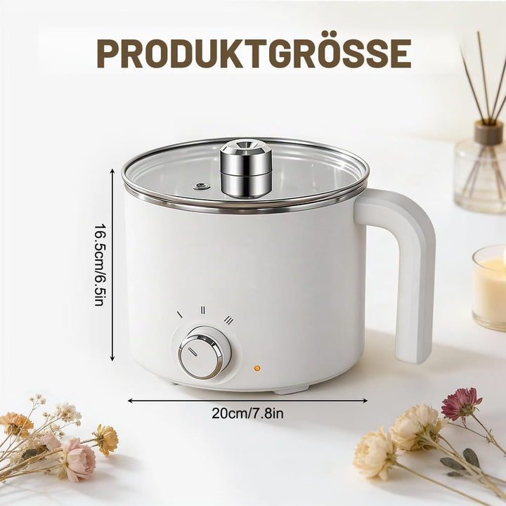 Wxeadu 600W Elektrischer Wachsschmelzer, 1.7L Wachsschmelztopf aus Edelstahl 304, Schmelztopf Kerzen