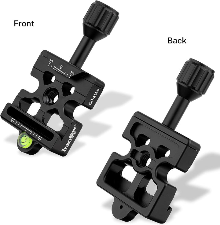 Haoge CP-MAS Schraubknopf-Schnellspanner-Adapter, kompatibel mit Arca Swiss/Manfrotto 200PL-14 RC2 P