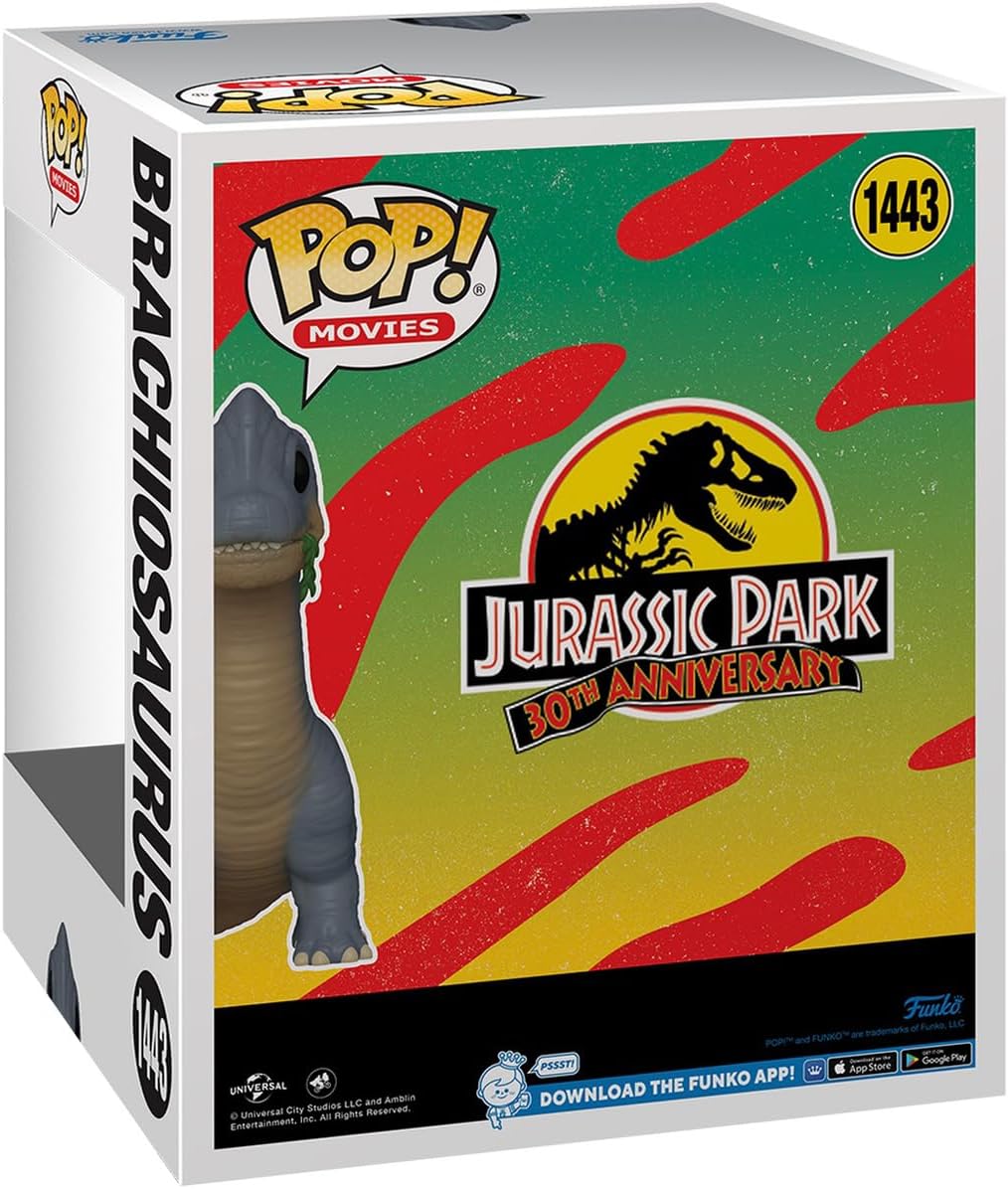 Funko Jurassic Park Brachiosaurus Super Pop! Vinyl-Figur #1443, 73712, Mehrfarbig
