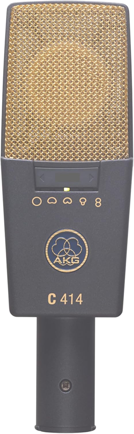AKG C414 XLS Grossmembran-Kondensatormikrofon, legendäre Klangqualität, 9 wählbare Richtcharakterist