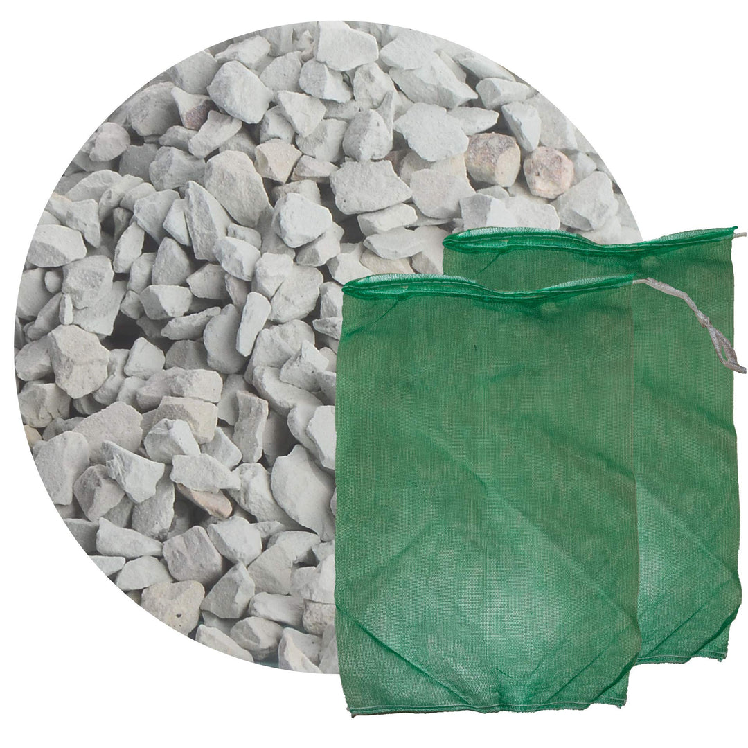 Schicker Mineral Zeolith Filterset mit Filternetzbeutel (25 kg Zeolith-Aqua und 2 Filtersäcke), Wass