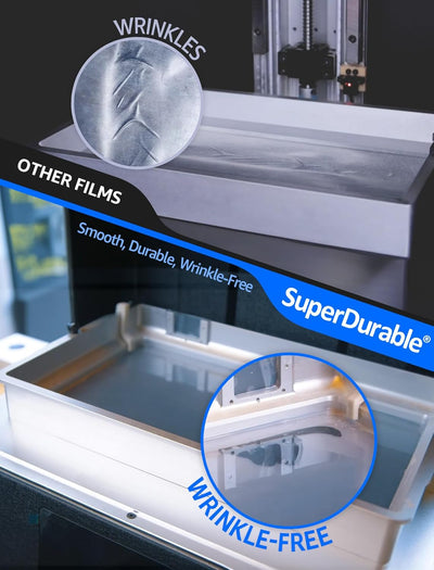 SuperDurable Stärkste FEP-Trennfolie, 2 Stück (450 mm x 280 mm), x5 härter, Hergestellt in Korea von