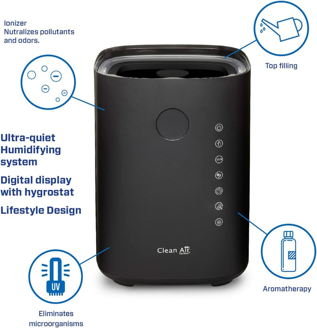 Clean Air Optima CA-604 Smart Top Filling - Luftbefeuchter mit Ionisator und Aromatherapie - Befeuch