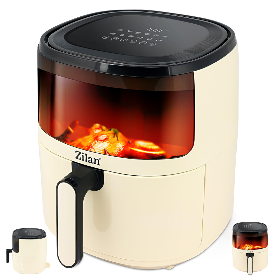 Heissluftfritteuse 5 Liter Heissluft-Frittieren Mini Backofen Heissluftfritteuse - Grillen Backen Dö