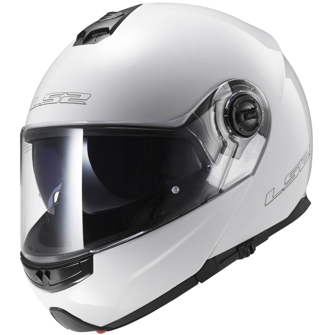 LS2 Herren 503251002m Motorradhelm, Weiss, M EU, Weiss