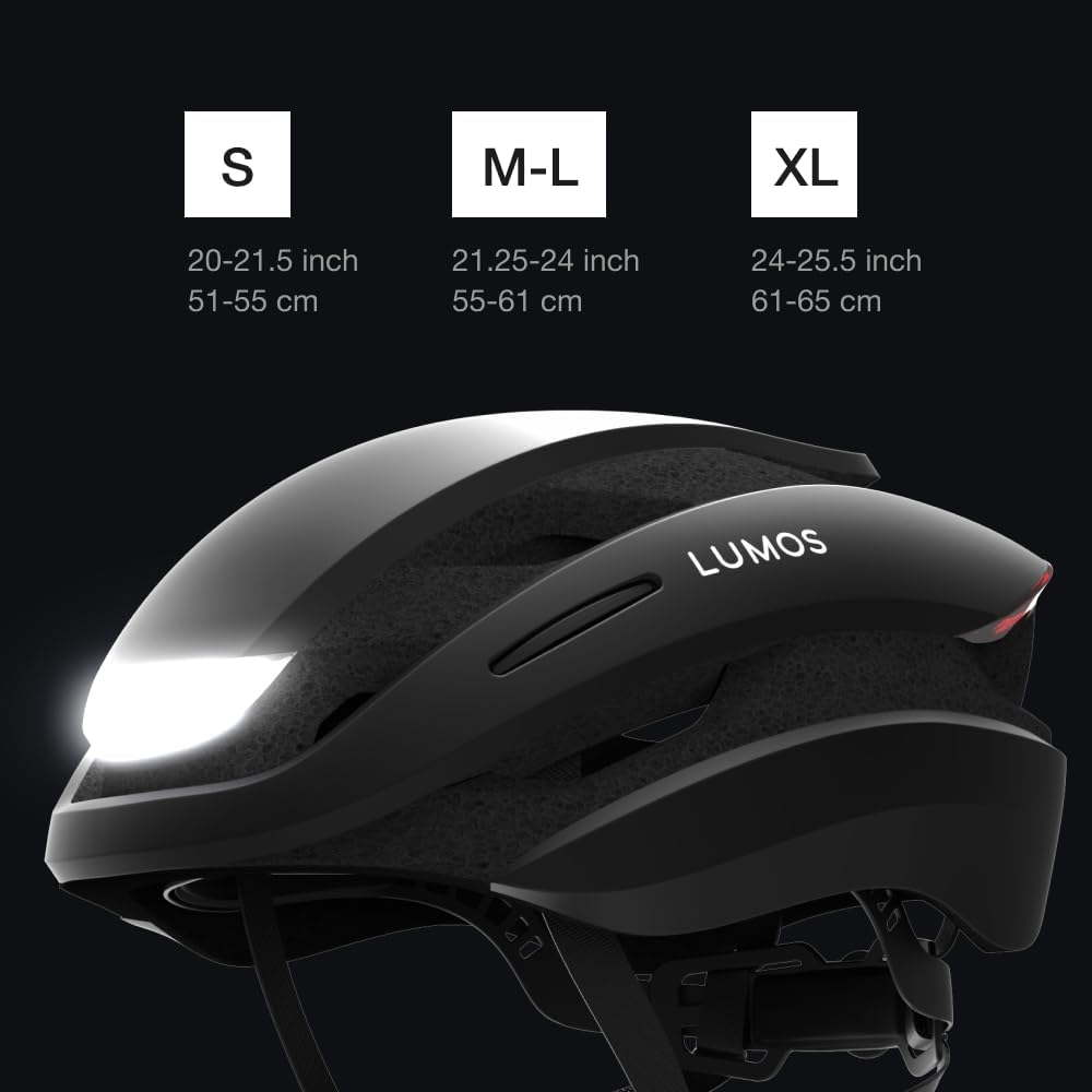 Lumos Ultra Smart-Helm | Fahrradhelm | Vorder- und Rücklicht (LED) | Blinker | Bremslichter | Blueto