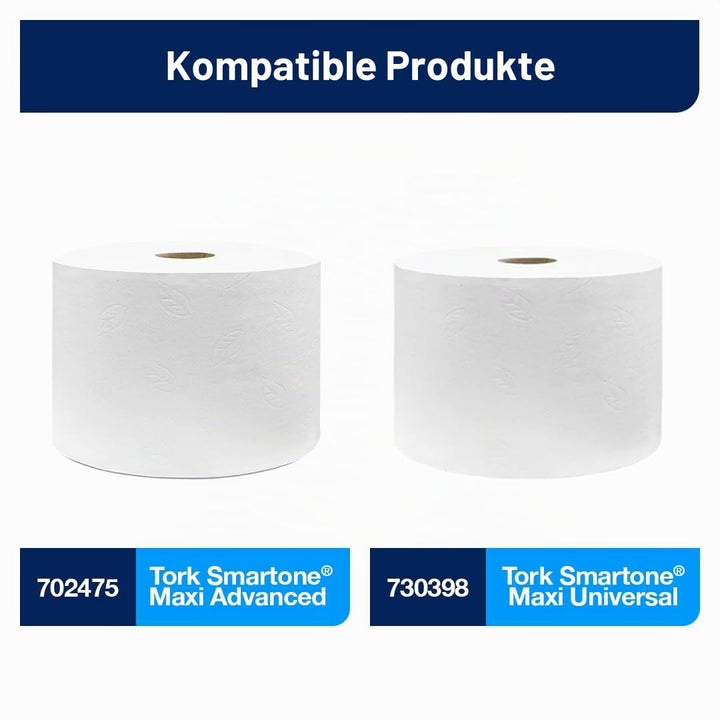 Tork SmartOne® Spender für Toilettenpapier Schwarz T8, Hohe Kapazität, Elevation Linie, 680008 Nachf