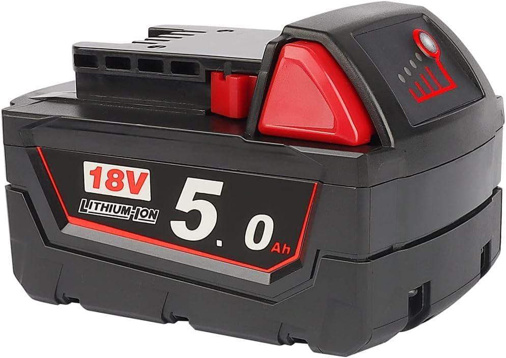 Powarobor Akku-Laubbläser für Milwaukee M18 18V mit 5,0Ah Akku Set | Leistungsstarker elektrischerGe