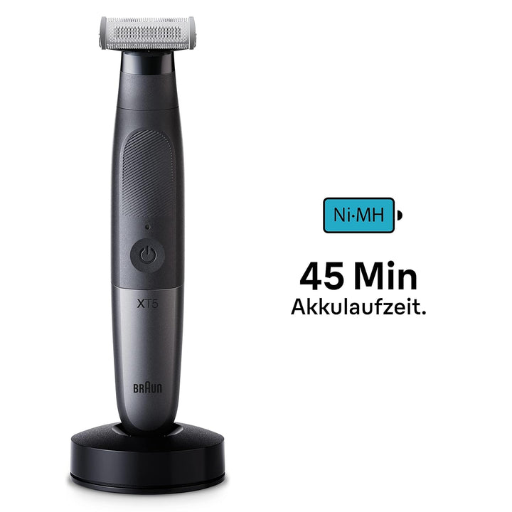 Braun Series X Barttrimmer/ Bodygroomer / Elektrorasierer Herren / Haarschneidemaschine Profi, 6 Auf